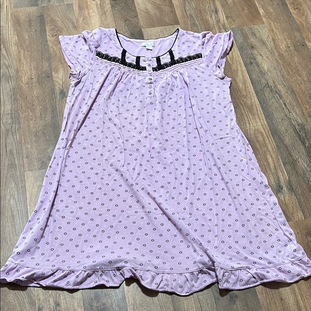 Kids Purple Pajamas with Black Accents